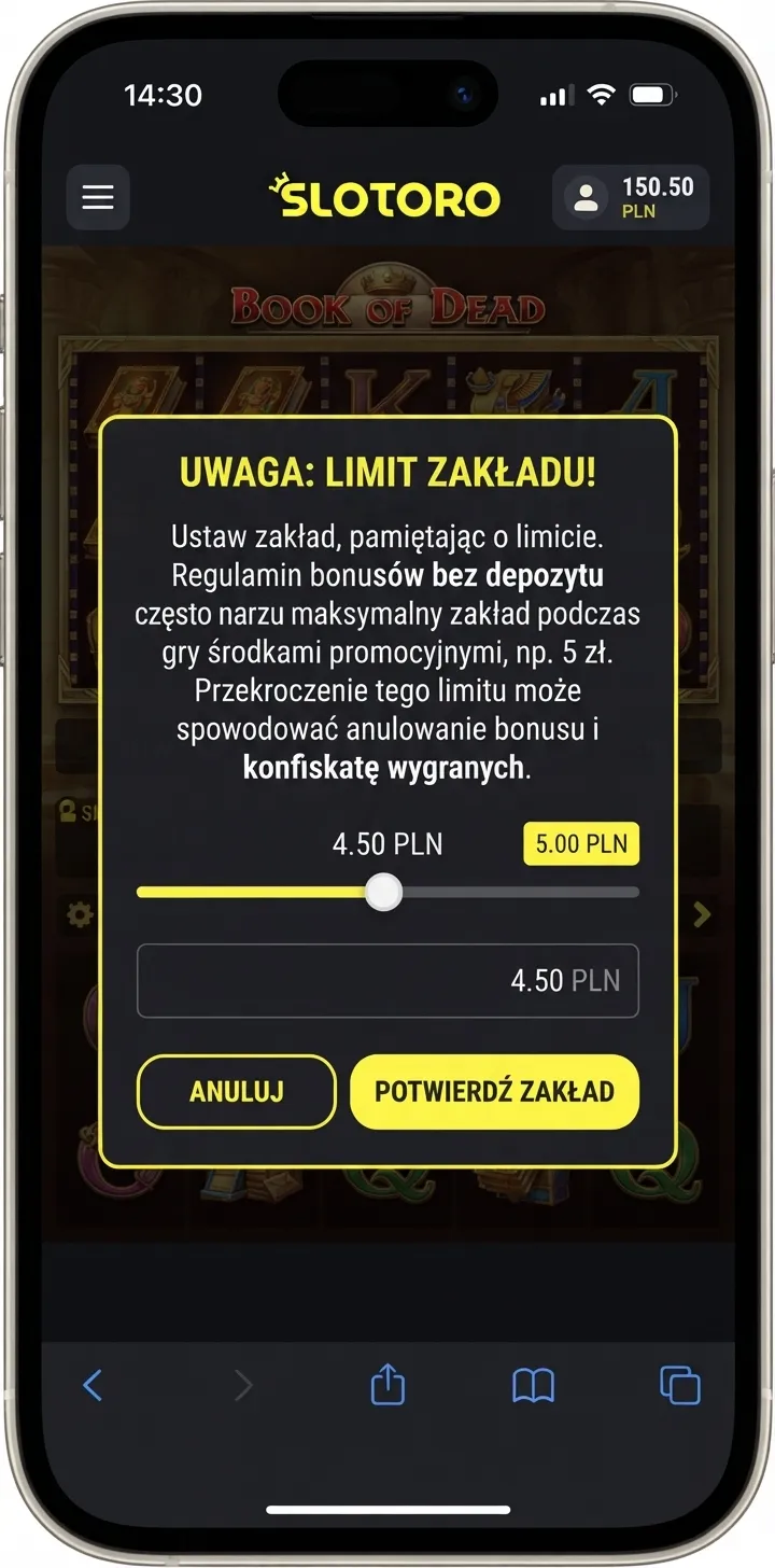 Ustaw zakład, pamiętając o limicie