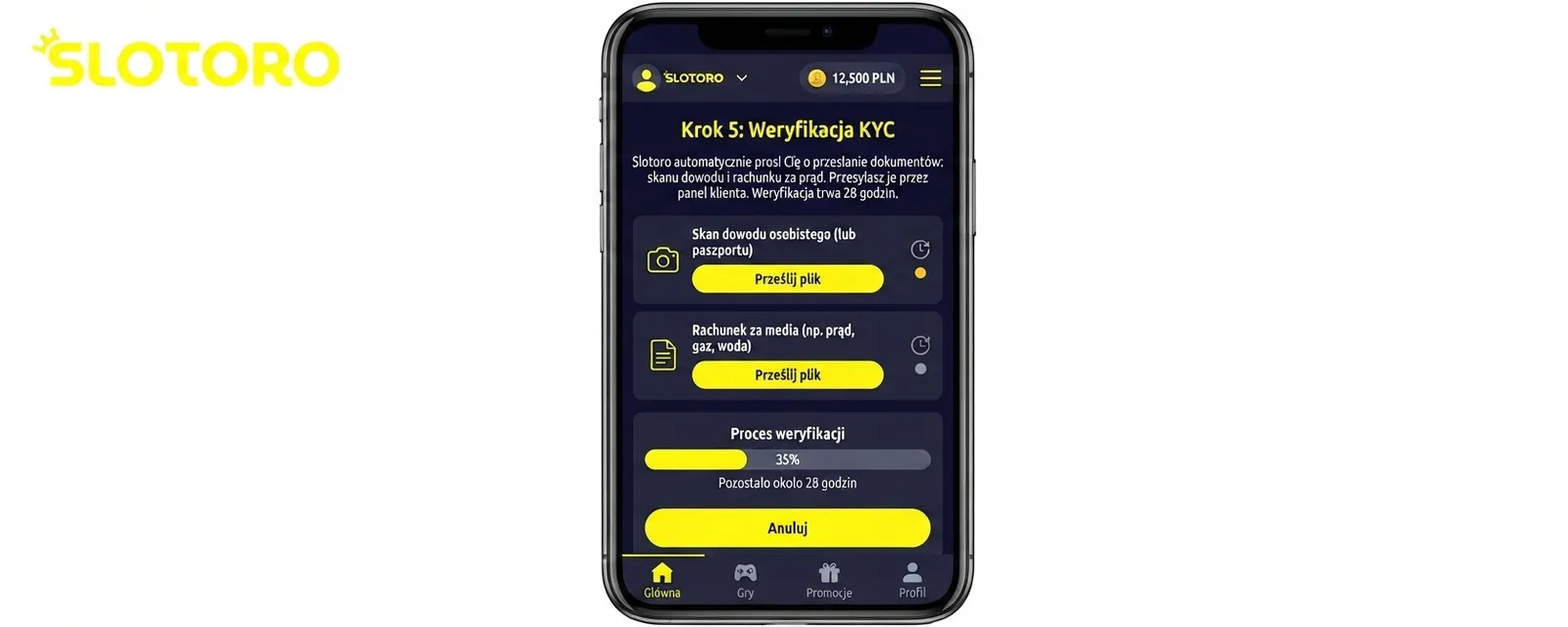 Krok 5: Weryfikacja KYC